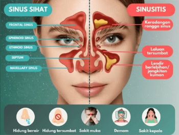 Sinusitis and nasal congestion relief with Fonose nasal spray, natural sinus problem treatment.